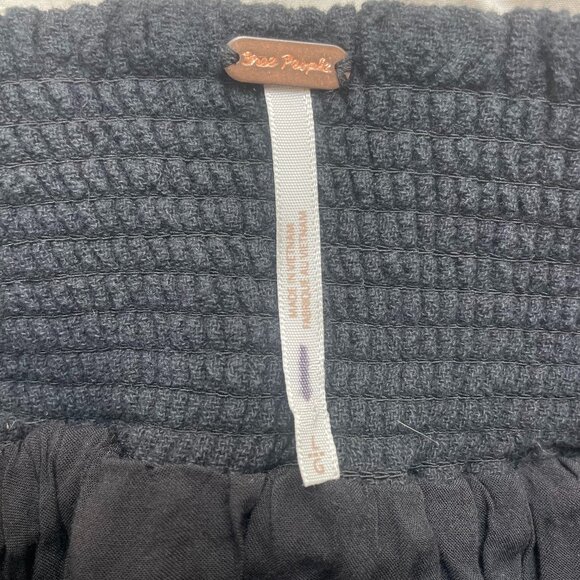 Free People Black Smock Dress - Picture 5 of 6